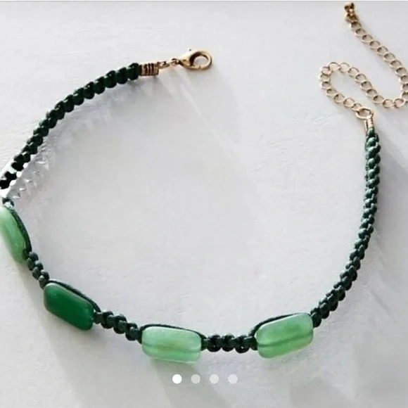 Free People Sweet Carolina Choker Necklace/Jade - Picture 9 of 16
